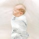 GRSSDER 2 Pack Super Soft Jersey Knit Swaddle Blankets for Baby Girls and Boys, Double Layer Reversible Receiving Blankets 34 x 44 Extra Large for Swaddling, Bear & Snow Wolf