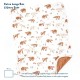 GRSSDER Baby Blankets Super Soft Jersey Knit Swaddle Blanket for Baby Girls and Boys, Double Layer Receiving Blankets 34 x 44 Inches Extra Large for Baby Show Gift, Stylish Print of Sunny Bear
