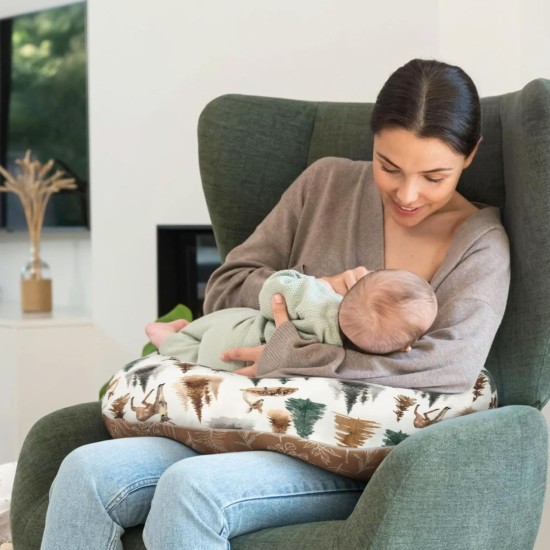 GRSSDER Nursing Pillow Cover Stretchy Minky Removable Nursing Covers for Breastfeeding Pillows, Ultra Soft Comfortable Slipcover for Boy and Girls