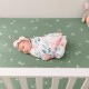 GRSSDER Stretch Ultra Soft Jersey Knit Fitted Crib Sheets Set 2 Pack, Universal Fit All Standard Crib Mattress Pads Safe and Snug, Crib Fitted Sheet with Deep Pocket, Original Neutral Design for Baby