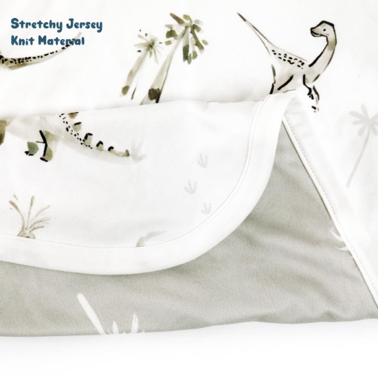 GRSSDER Baby Blankets Super Soft Stretchy Jersey Knit Swaddle Blanket for Baby Girls and Boys, Double Layer Reversible Receiving Blankets 34 x 44, Extra Large for Swaddling