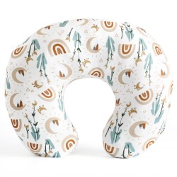 GRSSDER Nursing Pillow Cover Stretchy Minky Removable Nursing Covers for Breastfeeding Pillows, Ultra Soft Comfortable Slipcover for Boy and Girls