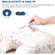 GRSSDER 2 Pack Nursing Pillow Covers for Girls, Ultra Soft Stretchy Minky Easy Removable and Universal Fit for Breastfeeding Pillows Snug and Cozy Comfort, Perfect