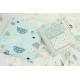 GRSSDER Stretchy Ultra Soft Jersey Knit Fitted Crib Sheets Set 2 Pack, Crib sheets Deep Pocket and Cozy Fits All Standard Crib Mattress Pads Safe and Snug, Happy Dinosaurs Print for Boys and Girls