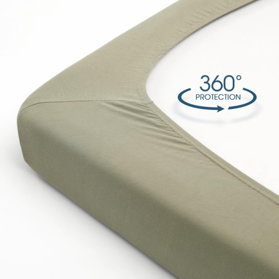 GRSSDER Jersey Crib Sheets for Boys and Girls, Stretchy Ultra Soft Crib Fitted Sheets Set 2 Pack, Universal Fit All Standard Crib Mattress Pads Safe and Snug