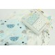 GRSSDER Stretchy Ultra Soft Jersey Knit Fitted Crib Sheets Set 2 Pack, Crib sheets Deep Pocket and Cozy Fits All Standard Crib Mattress Pads Safe and Snug, Happy Dinosaurs Print for Boys and Girls