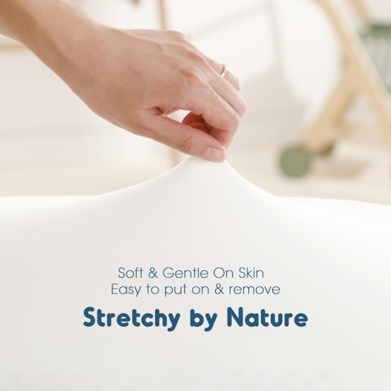 GRSSDER Stretchy Ultra Soft Fitted Bassinet Sheet Set 3 Pack, Universal Fit for Bassinets Baby Cradle Moses Basket Oval Rectangle Mattress Safe and Snug