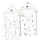 Baby Hooded Towel 2 Pack for Newborn, Super Soft Bath Towels with Original Designs, Ultra Absorbent Knit Terry, Large Toddler Towels with Hood for Boys Girls, Shower Gifts for Infant,34"x 34"